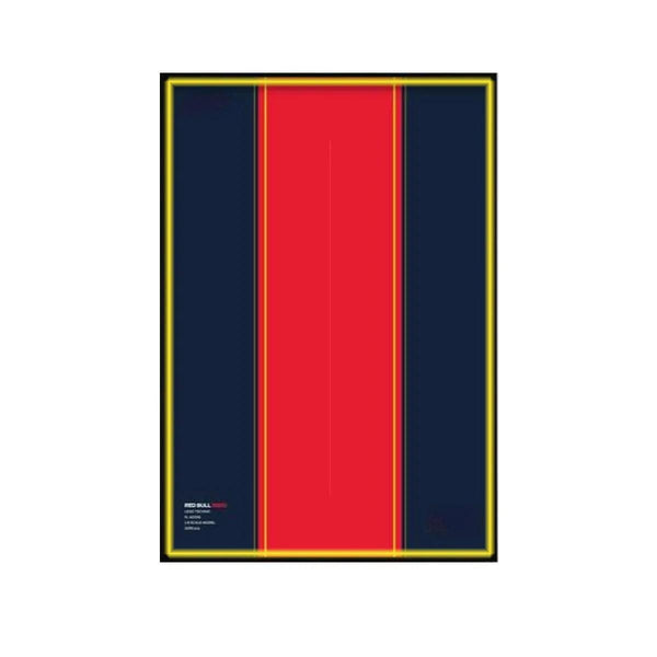 Wall Display Frame Compatible with LEGO® Red Bull RB20 42206 Style J - brickzonehub