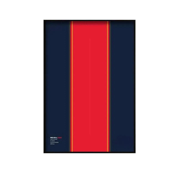 Wall Display Frame Compatible with LEGO® Red Bull RB20 42206 Style J - brickzonehub