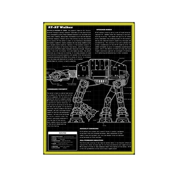 Wall Display Frame Compatible with LEGO® Star Wars™ AT - AT Walker 75288 - brkox