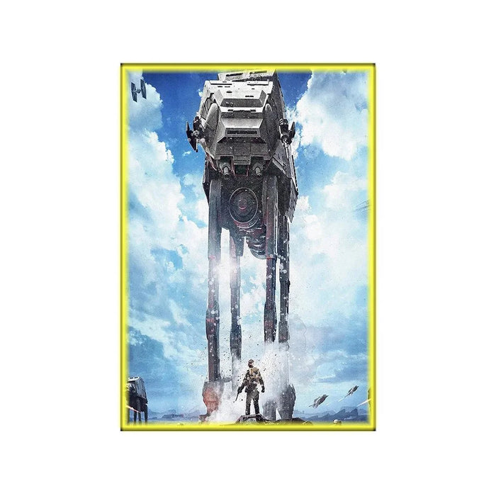 Wall Display Frame Compatible with LEGO® Star Wars™ AT - AT Walker 75288 Style B - brkox