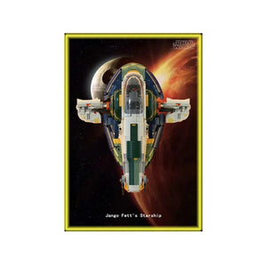 Wall Display Frame Compatible with LEGO® Star Wars™ Jango Fett’s Starship™ 75409 Style B - brkox