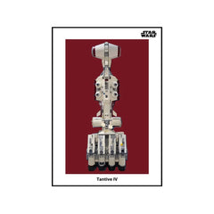 Wall Display Frame Compatible with LEGO® Star Wars™ Tantive IV™ 75244 Style A - brkox