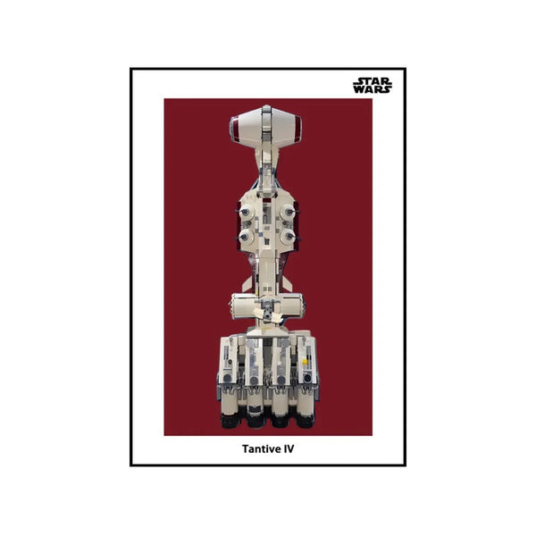 Wall Display Frame Compatible with LEGO® Star Wars™ Tantive IV™ 75244 Style A - brickzonehub