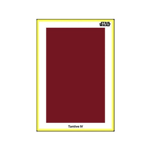 Wall Display Frame Compatible with LEGO® Star Wars™ Tantive IV™ 75244 Style A - brkox