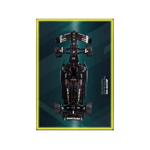 Wall Display Frame Compatible with LEGO® Technic AMG F1 W14 42171 Style G - brickzonehub