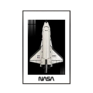 Wall Display Frame for LEGO® Icons NASA Space Shuttle Discovery 10283 - brickzonehub