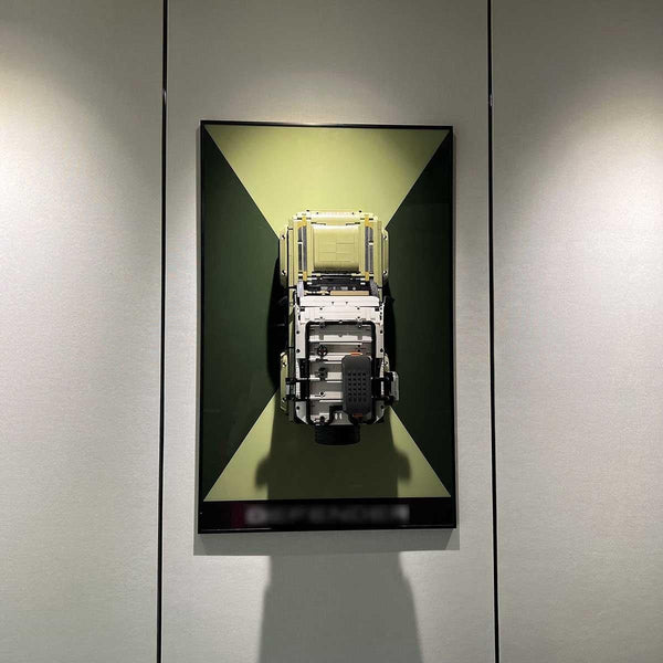 Wall Display Frame for Lego® Land Rover Defender 42110 - brickzonehub