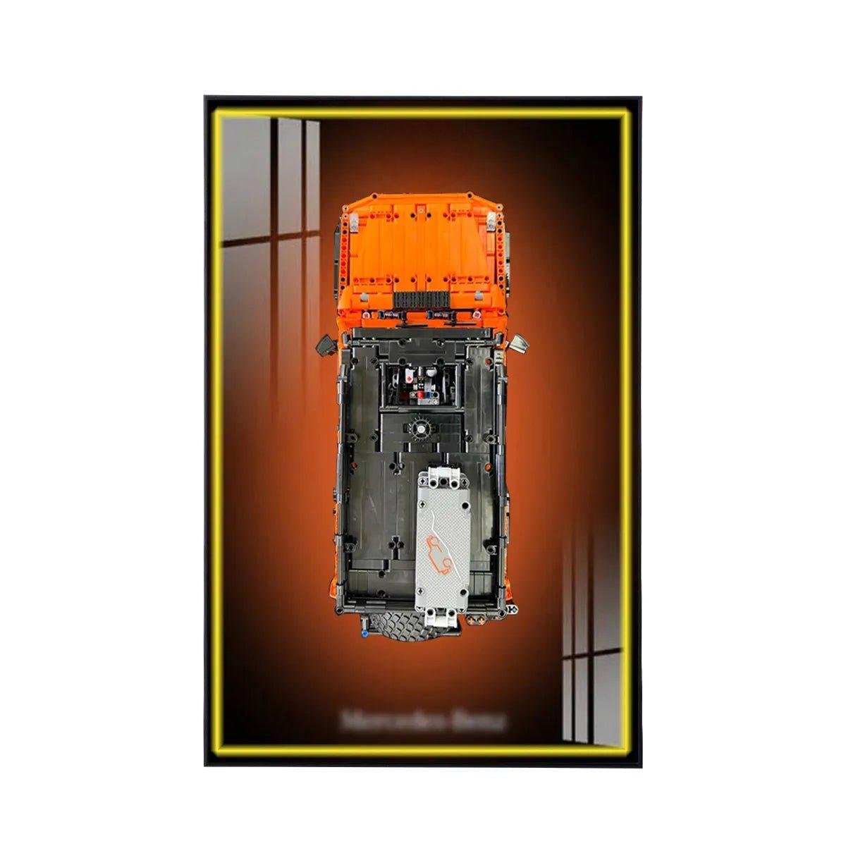 Wall Display Frame for LEGO® Technic™ Mercedes-Benz G 500 42177 - View 3 - brkox