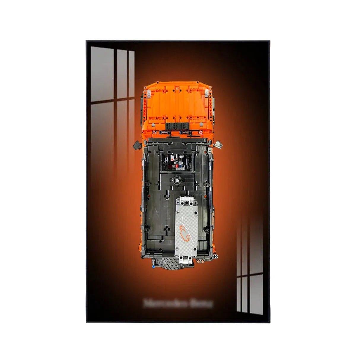 Wall Display Frame for LEGO® Technic™ Mercedes-Benz G 500 42177 - brkox