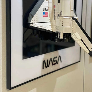 Wall Display Frame for Lego® NASA Space Shuttle Discovery 10283 - brickzonehub