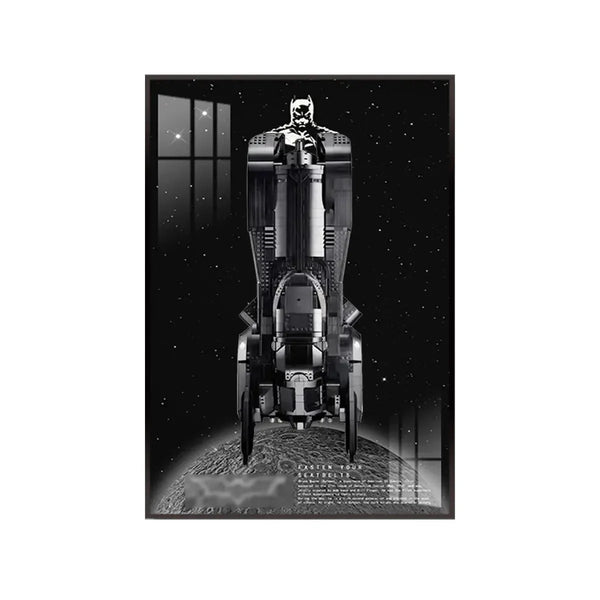 Wall Frame for Lego® 1989 Batmobile Display 76139 - brickzonehub