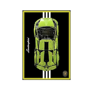 Wall Display Frame for LEGO® Technic™ Lamborghini Sián FKP 37 42115 | Style A