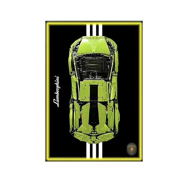Wall Display Frame for LEGO® Technic™ Lamborghini Sián FKP 37 42115 | Style A