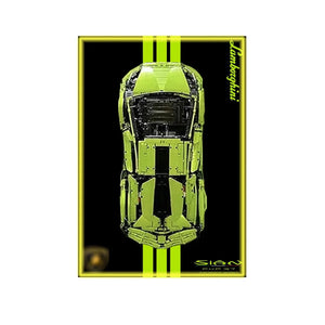 Wall Display Frame for LEGO® Technic™ Lamborghini Sián FKP 37 42115 | Style A