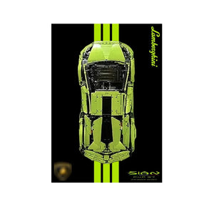 Wall Display Frame for LEGO® Technic™ Lamborghini Sián FKP 37 42115 | Style A