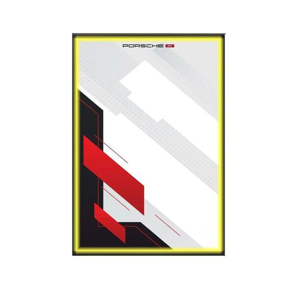 Wall Mount Display Frame Compatible with LEGO® Porsche 911 RSR 42096 Style B - brickzonehub