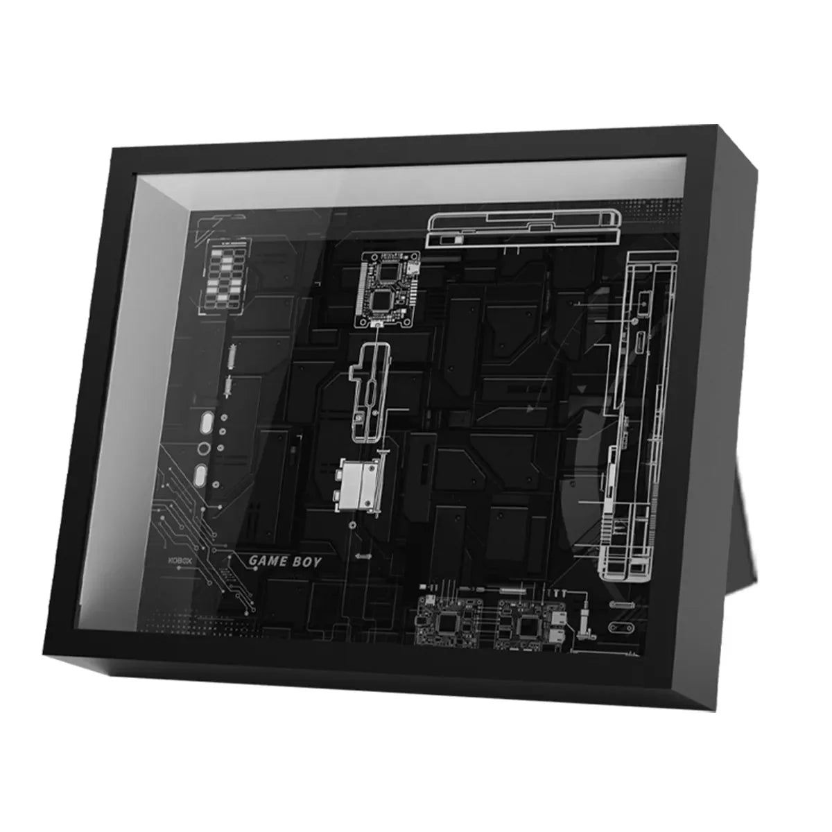 Wall - Mount Display Frame for Game Boy Console & Cartridges 72046 - brkox