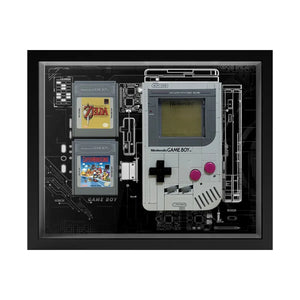 Wall - Mount Display Frame for Game Boy Console & Cartridges 72046 - brkox