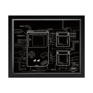 Wall-Mount Display Frame for LEGO® Game Boy Console & Cartridges 72046