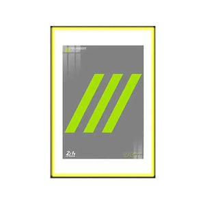 Wall - Mounted Display Frame Compatible with LEGO® Peugeot 42156 - brickzonehub