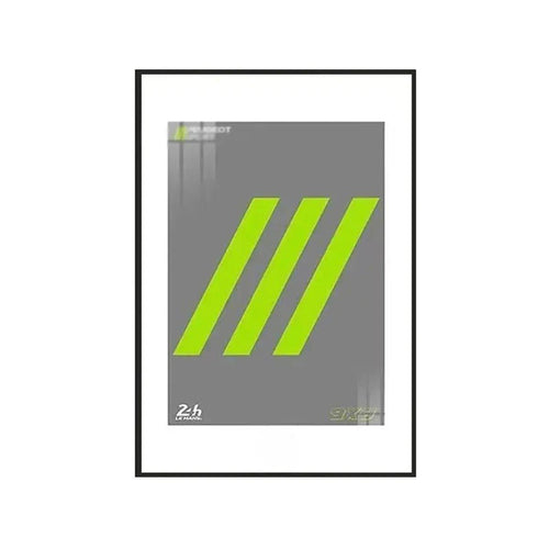 Wall - Mounted Display Frame Compatible with LEGO® Peugeot 42156 - brickzonehub