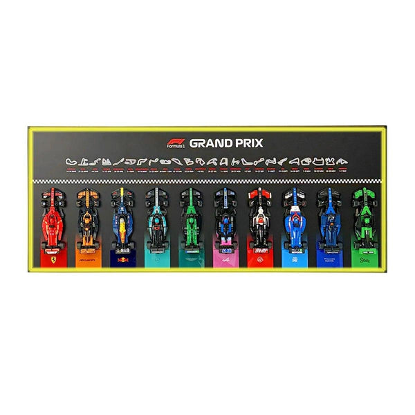 Wall - Mounted Display Frame Compatible with LEGO® Speed Champions F1 Series