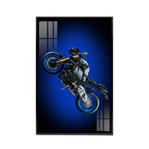 Yamaha MT - 10 SP Display Frame for Lego® Motorcycle Model 42159 - brickzonehub